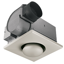 Single 250W Bulb Heat with 70 CFM, 3.5 Sones Exhaust Fan — Type IC, UL Listed for 60°C wiring (retrofit)