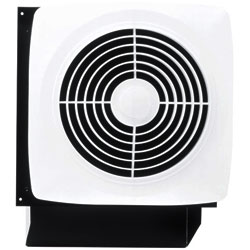 180 CFM, 8" Fan, 6.5 Sones, 11—1/2" square plastic grille